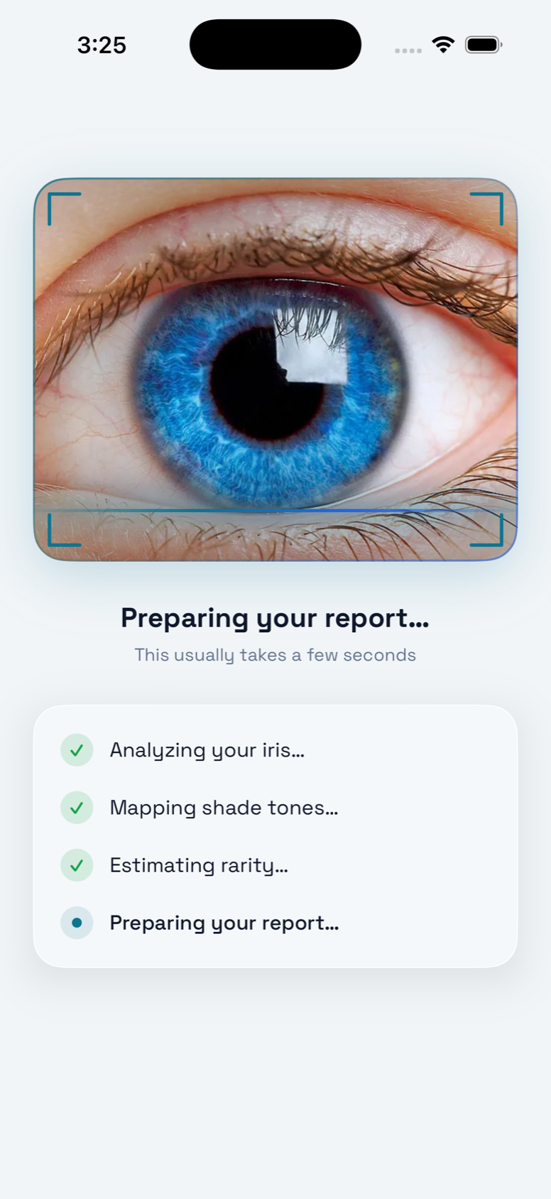 IrisIQ identifying your eye color